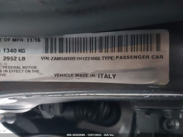 ZAM56RRS1H1231665 Maserati Quattroporte S Q4 Gransport