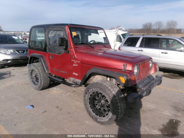 1999 JEEP WRANGLER 1J4FY19S1XP466495