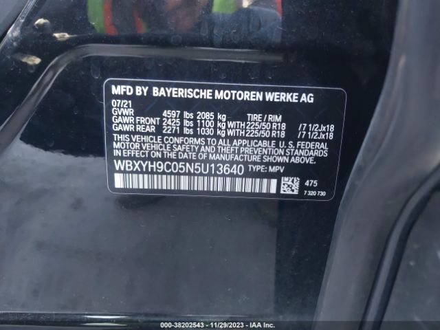 WBXYH9C05N5U13640 BMW X2 Sdrive28i