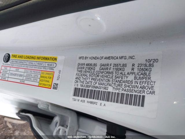 19UUB5F55MA001982 Acura Tlx A-spec Package