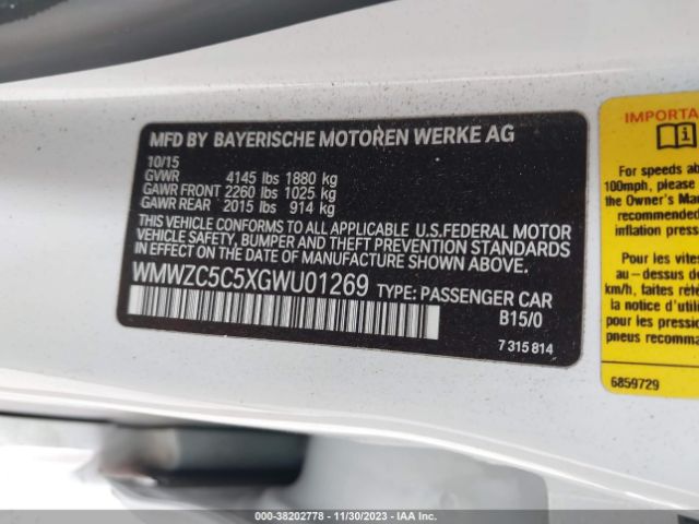 WMWZC5C5XGWU01269 Mini Countryman Cooper S