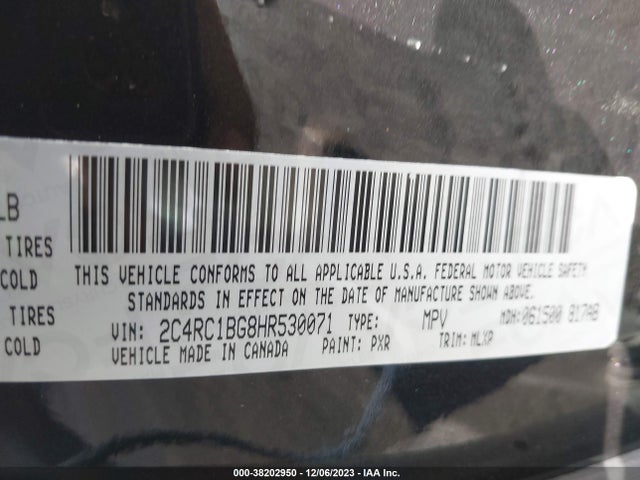 2C4RC1BG8HR530071 Chrysler Pacifica Touring-l