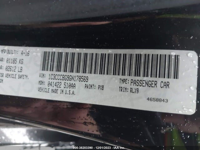 Chrysler 200 S 2016 1C3CCCBG9GN178569 Image 9