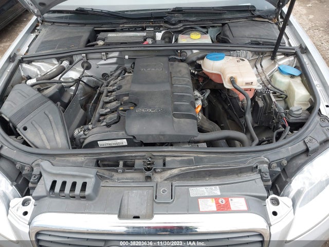 2007 AUDI A4 2.0T VIN: WAUDF78E67A108407
