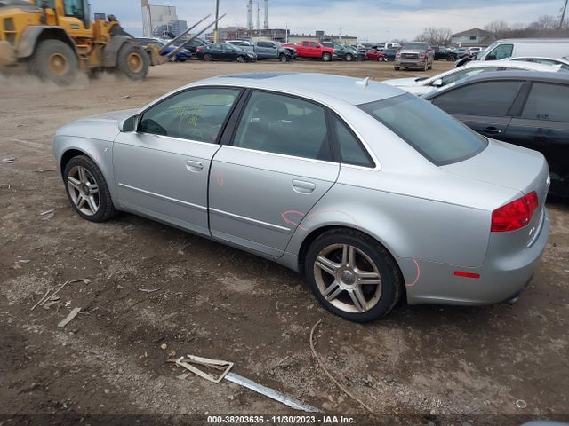 2007 AUDI A4 2.0T VIN: WAUDF78E67A108407