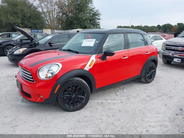 2012 MINI COOPER COUNTRYMAN WMWZB3C53CWM05777 Photo 1