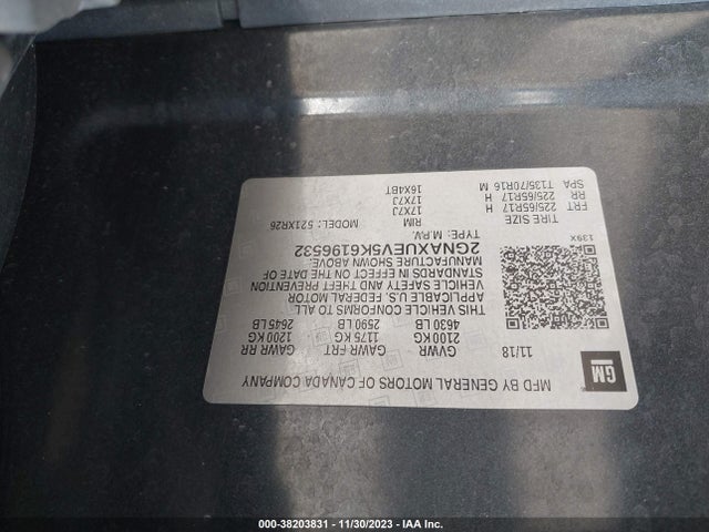 Chevrolet EQUINOX LT 2019 2GNAXUEV5K6196532 Image 9