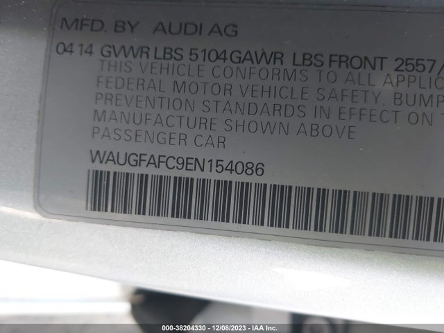 WAUGFAFC9EN154086 Audi A6 2.0t Premium
