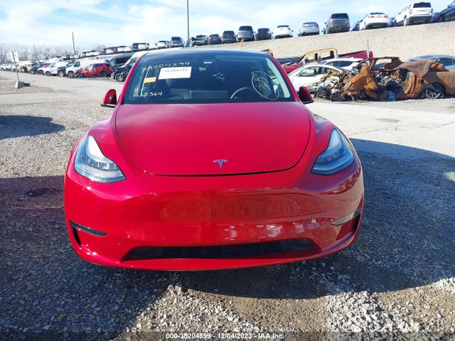 2020 TESLA MODEL Y LONG RANGE DUAL MOTOR ALL-WHEEL DRIVE VIN: 5YJYGDEE3LF031646