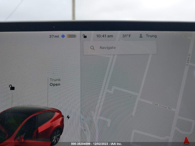 2020 TESLA MODEL Y LONG RANGE DUAL MOTOR ALL-WHEEL DRIVE VIN: 5YJYGDEE3LF031646