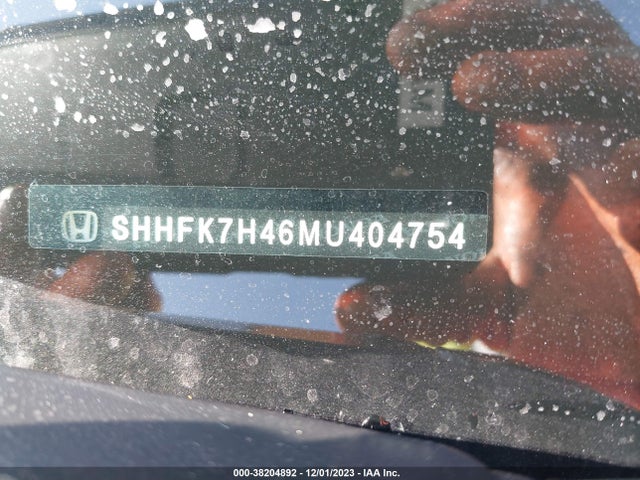 Honda Civic Sport 2021 SHHFK7H46MU404754 Image 9