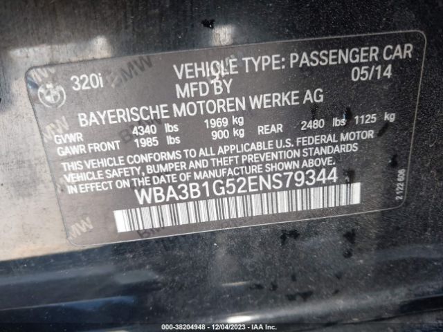 WBA3B1G52ENS79344 BMW 320i