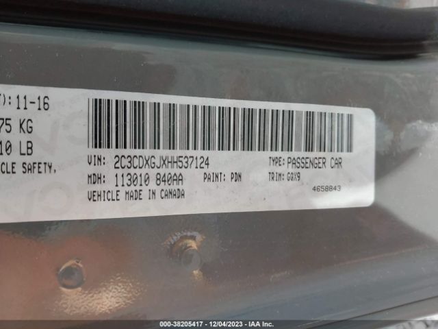 2017 DODGE CHARGER 2C3CDXGJXHH537124 Photo 8