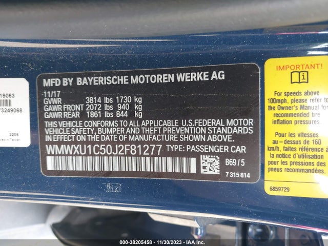 2018 MINI HARDTOP WMWXU1C50J2F81277 Photo 8
