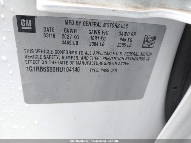 Chevrolet Volt Premier 2017 1G1RB6S56HU104146 Image 9