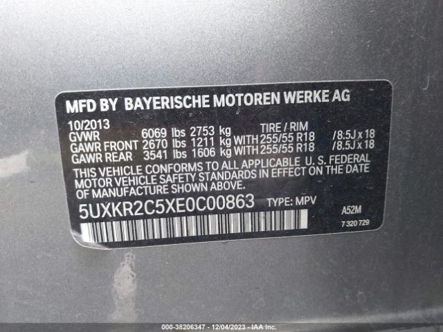 5UXKR2C5XE0C00863 BMW X5 Sdrive35i