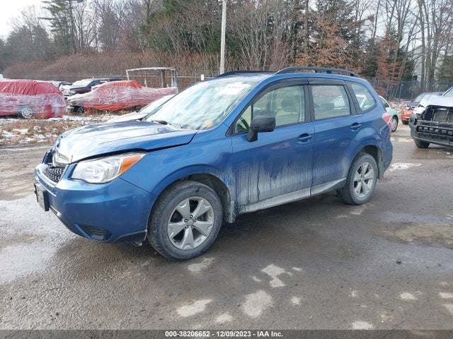 2016 SUBARU FORESTER 2.5I VIN: JF2SJABC1GH431205