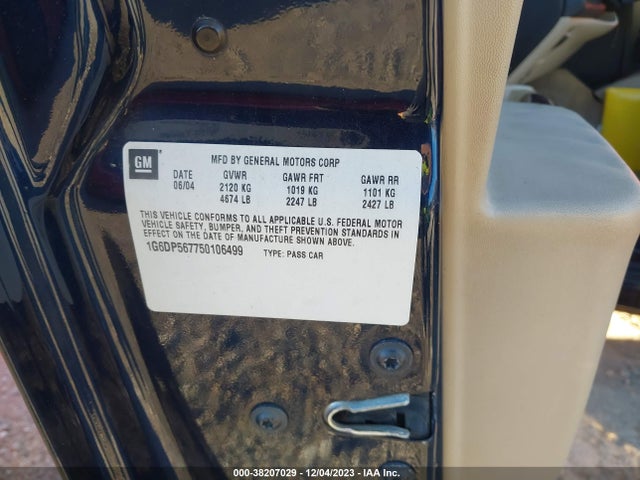 2005 CADILLAC CTS 1G6DP567750106499 Photo 8