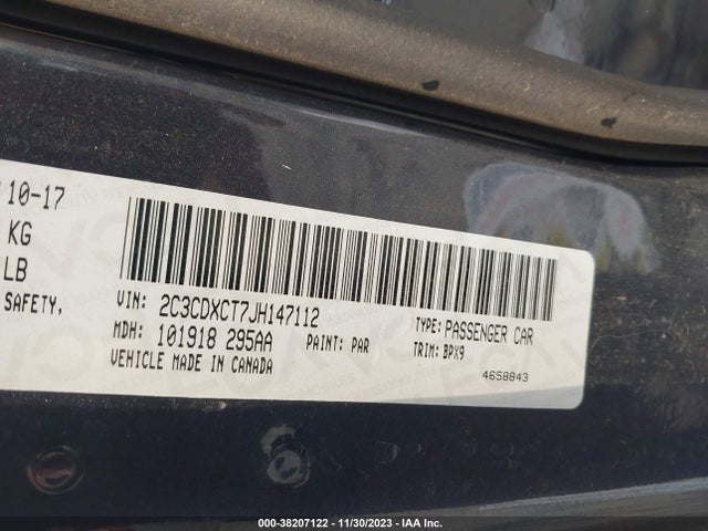 Dodge Charger R/t Rwd 2018 2C3CDXCT7JH147112 Image 9