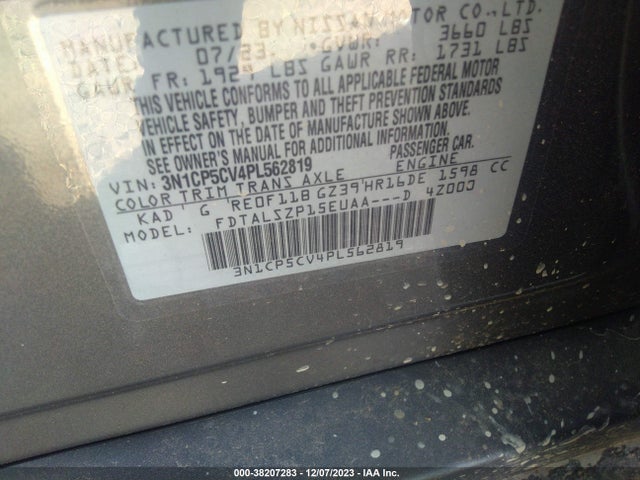 Nissan Kicks Sv Xtronic Cvt 2023 3N1CP5CV4PL562819 Image 9