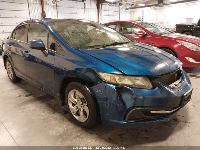 2013 HONDA CIVIC LX VIN: 2HGFB2F57DH601847