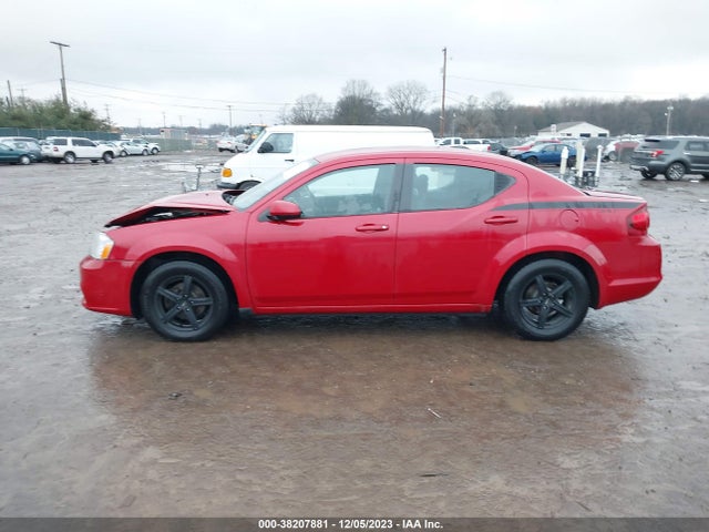 2013 DODGE AVENGER SXT VIN: 1C3CDZCB3DN626710