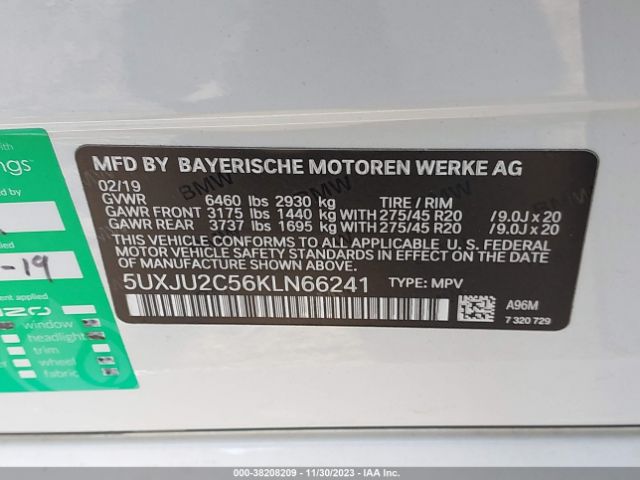 5UXJU2C56KLN66241 BMW X5 Xdrive50i