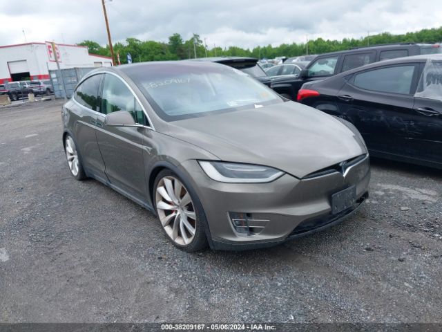 2016 Tesla Model X 75d/p100d/p90d მანქანა იყიდება აუქციონზე, vin: 5YJXCBE40GFS00529, აუქციონის ნომერი: 38209167