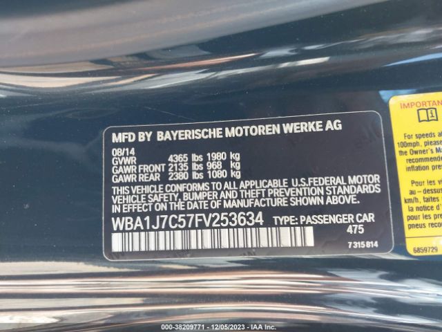 WBA1J7C57FV253634 BMW M235
