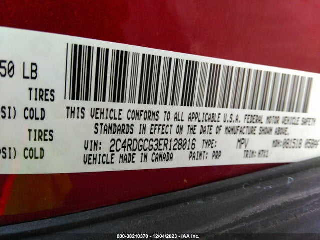 Dodge Grand Caravan Sxt 2014 2C4RDGCG3ER128016 Image 9