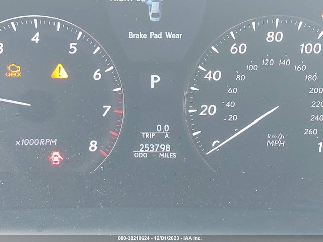 2011 LEXUS LS 460 VIN: JTHCL5EF5B5011224