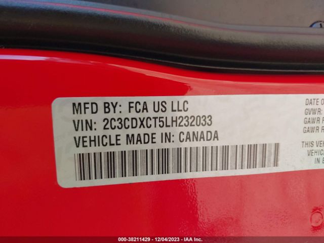 2020 DODGE CHARGER 2C3CDXCT5LH232033 Photo 8