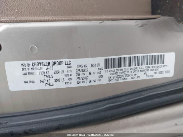 2C4RDGCG5ER210474 Dodge Grand Caravan Sxt