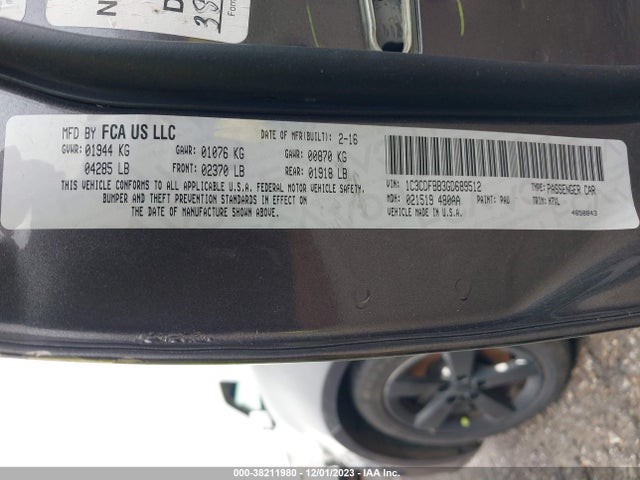 Dodge DART SXT 2016 1C3CDFBB3GD689512 Image 9