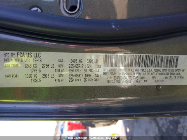 3C4PDCAB4JT533705 Dodge JOURNEY SE