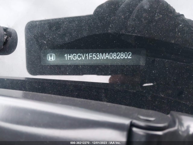 2021 HONDA ACCORD EX-L VIN: 1HGCV1F53MA082802