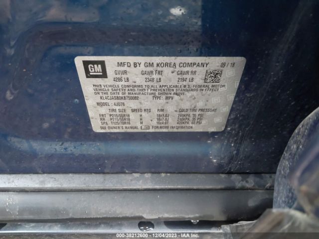 KL4CJASB0KB750062 Buick Encore Fwd Preferred