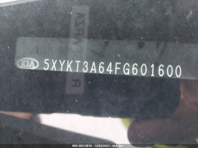 5XYKT3A64FG601600 KIA SORENTO LX