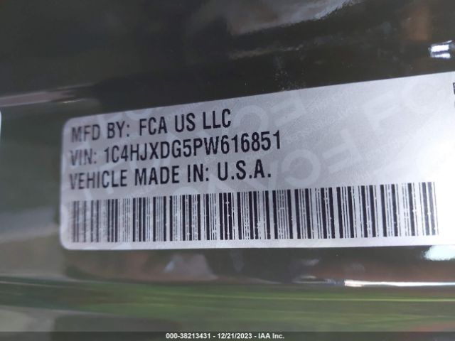 1C4HJXDG5PW616851 Jeep Wrangler 4-door Sport S 4x4