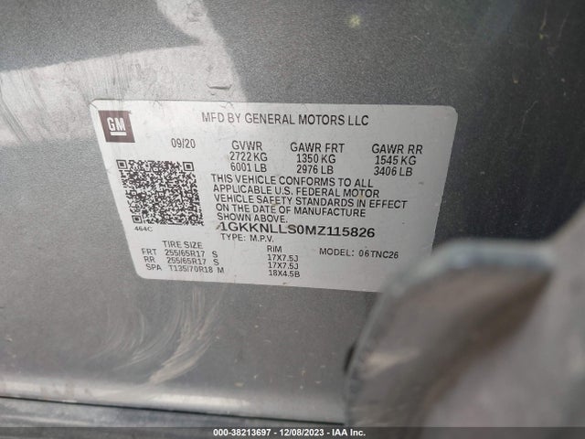 GMC Acadia Awd At4 2021 1GKKNLLS0MZ115826 Image 9