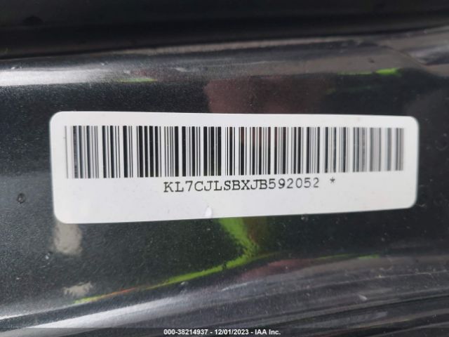 KL7CJLSBXJB592052 Chevrolet Trax Lt
