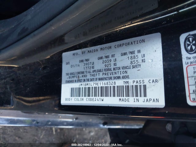 JM1BM1L79E1168328 Mazda Mazda3 I Touring