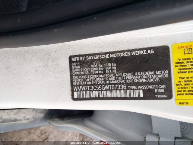 WMWZC3C55GWT07336 Mini Countryman Cooper S