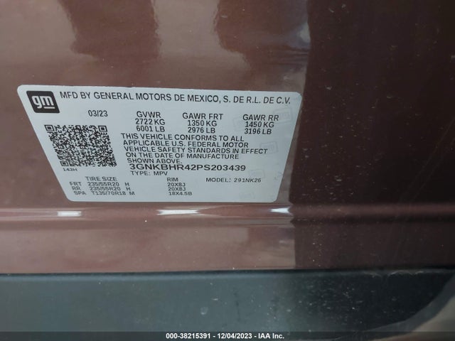 Chevrolet Blazer Awd 2lt 2023 3GNKBHR42PS203439 Image 9