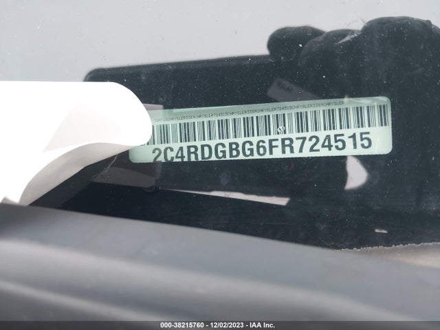 Dodge Grand Caravan Avp/se 2015 2C4RDGBG6FR724515 Image 9