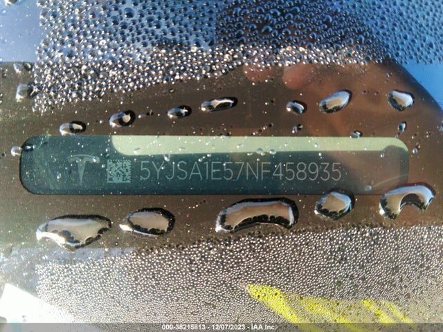 2022 TESLA MODEL S 5YJSA1E57NF458935 Photo 8