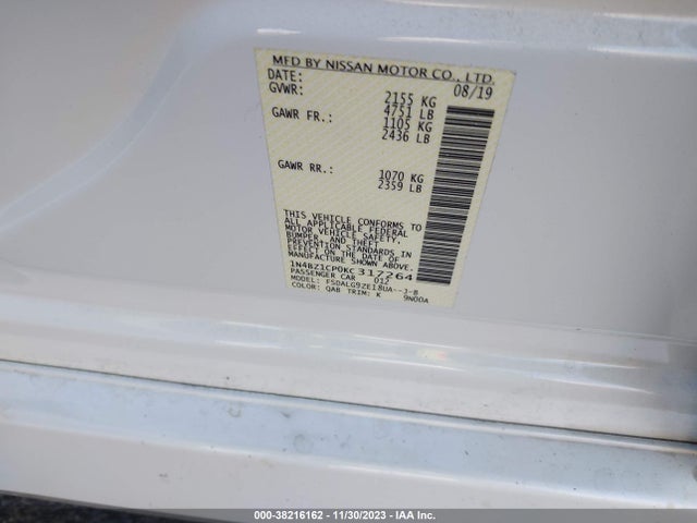 Nissan Leaf Sl Plus 2019 1N4BZ1CP0KC317264 Image 9