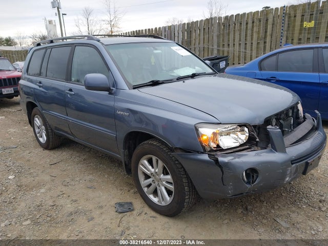 2006 TOYOTA HIGHLANDER HYBRID LIMITED V6 VIN: JTEEW21A960009811