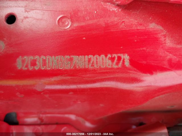 2C3CDXBG7NH200627 Dodge Charger Sxt Rwd