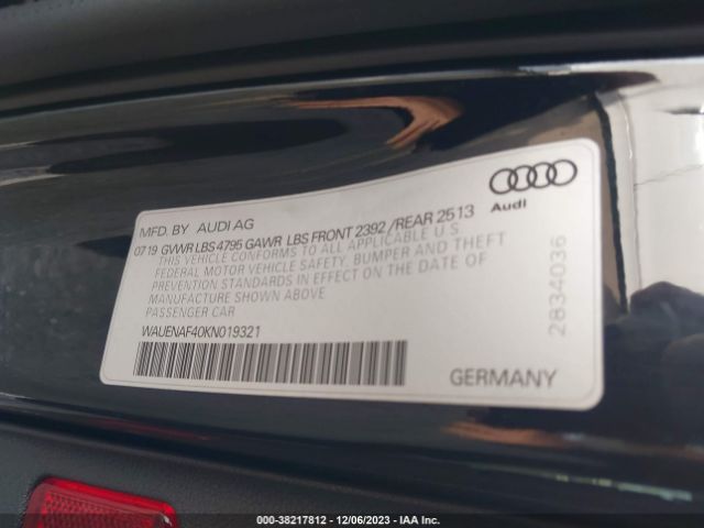 WAUENAF40KN019321 Audi A4 45 Premium